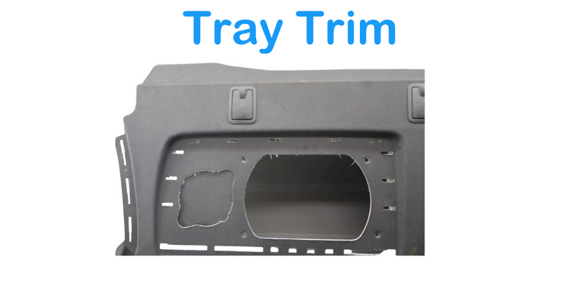 Load image into Gallery viewer, 12-17 Audi A6 Trunk Deck Shelf Package Tray Trim Cover Panel 4G5863411 Oem
