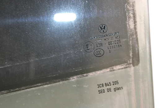 09-17 Volkswagen CC Rear Left Driver Side Door Window Auto Glass 3C8845205 Oem