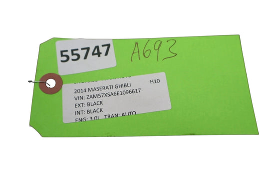 14-17 Maserati Ghibli RFHUB Theft Passive Entry Control Module 68185802AC Oem