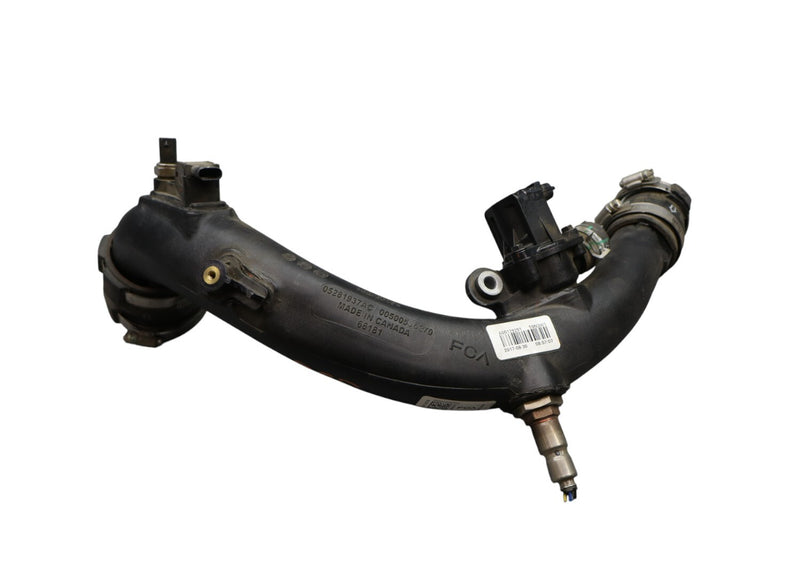Load image into Gallery viewer, 17-19 Alfa Romeo Giulia Engine Intercooler Hose Tube w/Sensor 05281937 Oem
