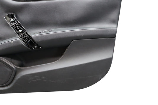 14-17 Maserati Ghibli Front Right Side Interior Door Panel Trim Cover Black Oem