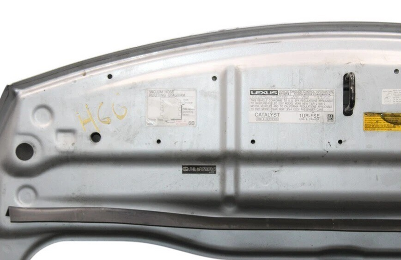 Load image into Gallery viewer, 07-12 Lexus LS460L LS460 Front Hood Bonnet Cover Shell Panel Assembly Silver Oem
