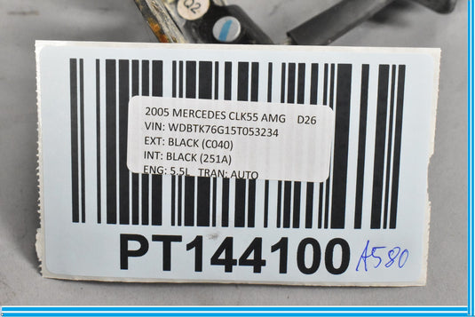 03-09 Mercedes W209 CLK350 CLK55 Rear Left Safety Seat Belt Buckle Black Oem