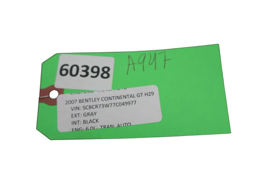 03-12 Bentley Continental GT GTC Engine Computer Control Module ECU ECM Unit Oem