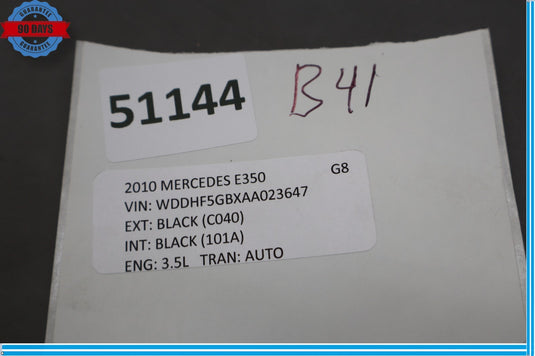 10-16 Mercedes E350 CLS550 Left Dashboard Dash Cover Panel Trim Black Oem
