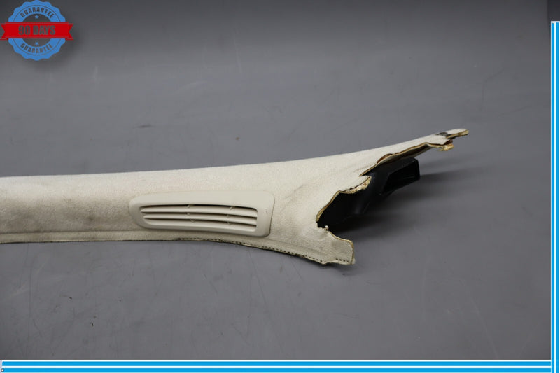 Load image into Gallery viewer, 10-19 Jaguar XJL XJ X351 Front Left Driver A Pillar Trim Panel Suede Beige Oem
