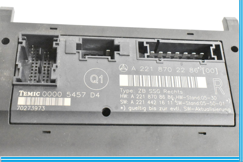 Load image into Gallery viewer, 07-09 Mercedes W221 S550 S600 Front Right Passenger Under Seat Control Unit OEM
