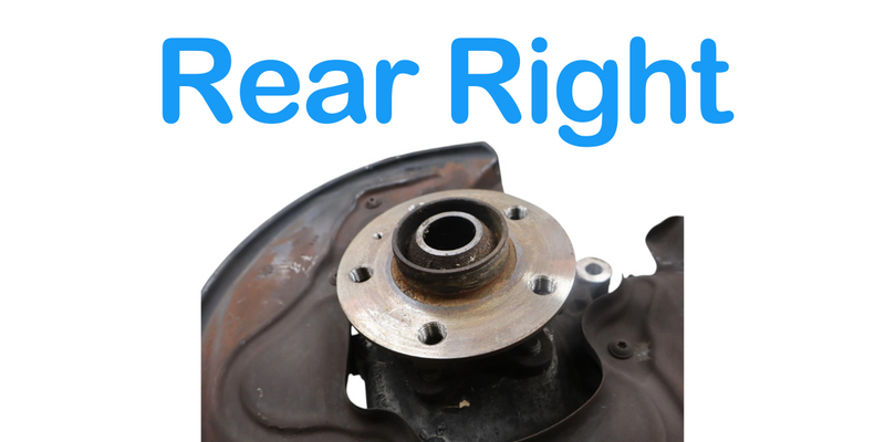 Load image into Gallery viewer, 11-18 Audi A8 A8L Quattro Rear Right Spindle Knuckle Wheel Hub 4H0615612H Oem
