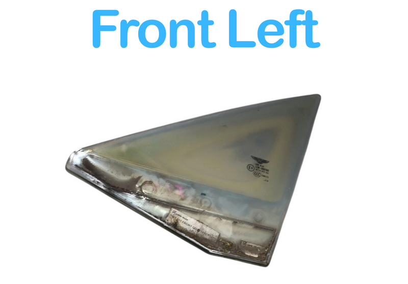 Load image into Gallery viewer, 03-10 Bentley Continental GT Front Left Side Door Vent Auto Window Glass Oem
