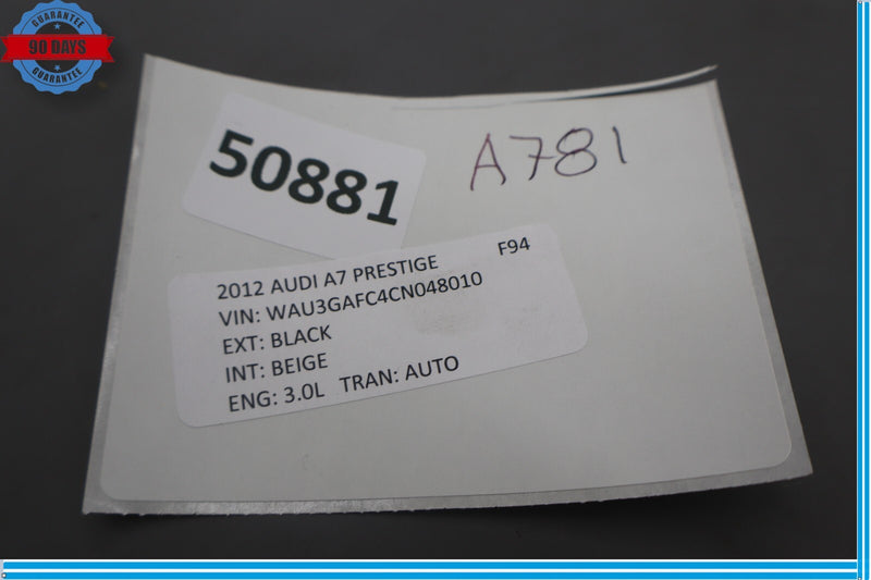 Load image into Gallery viewer, 12-18 Audi A7 Quattro Front Right Passenger Seat Lower Storage Drawer Tray Oem
