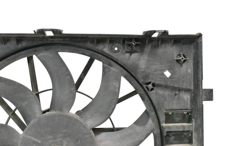 Load image into Gallery viewer, 11-17 Porsche Cayenne 958 Radiator Cooling Thermo Fan Motor Shroud Assembly OEM
