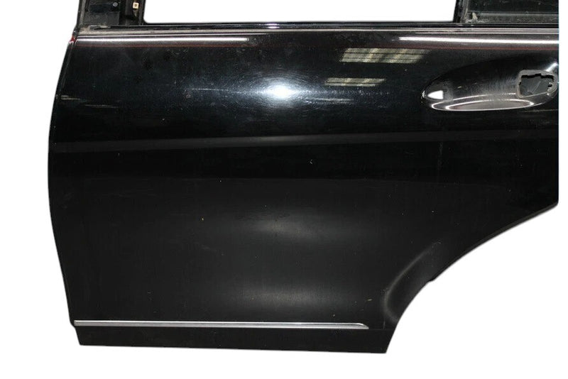 Load image into Gallery viewer, 08-14 Mercedes C250 W204 C300 C350 Rear Left Driver Side Door Shell Black OEM
