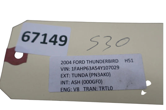 02-05 Ford Thunderbird Right Passenger Side Interior Door Panel Trim Oem
