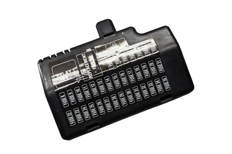 Load image into Gallery viewer, 02-05 Ford Thunderbird Cabin Fuse Relay Junction Box Lid Cover  XW4T14A075A Oem
