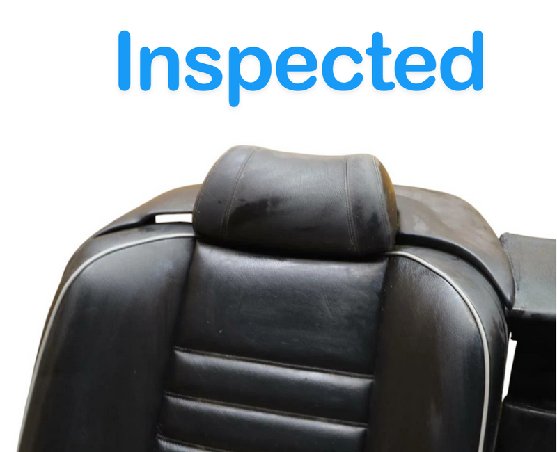 Load image into Gallery viewer, 91 Bentley Turbo R Rear Left &amp; Right Black Leather Seat Cushion Assembly Oem
