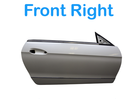 10-17 Mercedes W207 E350 E550 Front Right Exterior Door Shell Panel White Oem