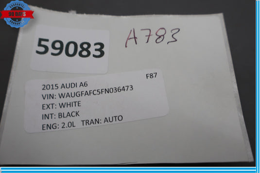 12-18 Audi A6 Quattro Front Left Driver Side Door Speaker Grille Cover Trim Oem