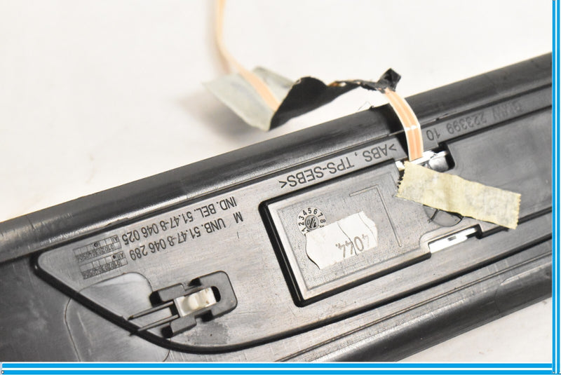 Load image into Gallery viewer, 09-15 BMW 750i F01 Rear Left Door Sill Scuff Plate Trim 51478046289 Oem
