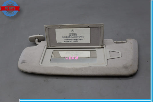 07-14 Mercedes W221 S550 S350 CL550 Right Side Sun Visor Shade Sunvisor Gray OEM