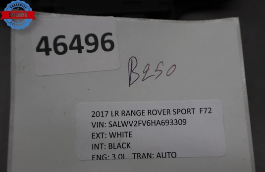14-19 LR Range Rover Sport Rear Right Blind Spot Alert Radar Sensor Oem