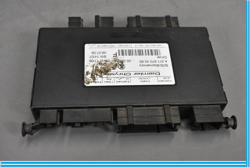 Load image into Gallery viewer, 06-12 Mercedes W164 GL500 GL450 Front Left Side Seat Control Module ECU Oem
