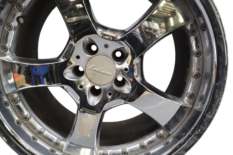 Load image into Gallery viewer, Lorinser LM5 2 20x11 Wheel Rim Disc Silver 5 Spoke 0140025002 Oem
