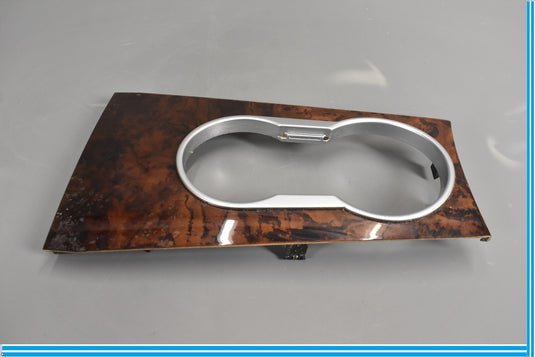 06-12 Mercedes W164 GL550 GL450 Center Console Cup Holder Wood Trim Oem