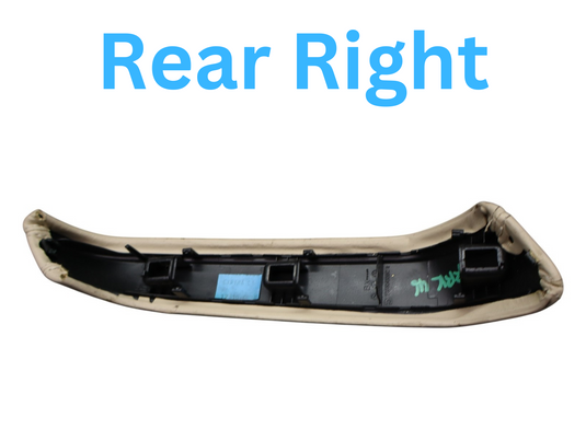14-17 Maserati Ghibli Rear Right Side Interior Door Handle Trim 105804338C Oem