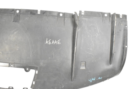 16-20 Tesla Model X Rear Bumper Tray Shield Tow Hitch Cover Black 105835600C Oem