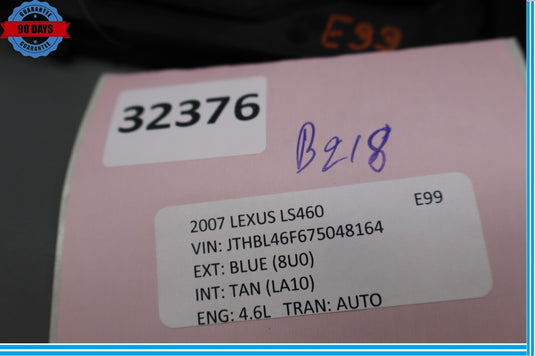 07-12 Lexus LS460 Gear Shift Shifter Selector Indicator Trim Cover Oem