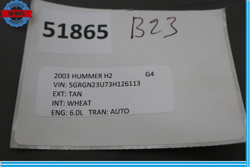 Load image into Gallery viewer, 03-07 Hummer H2 Center Console Rear Radio Audio Control Jack Switch Oem
