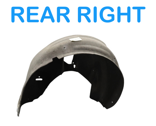 05-09 Bentley Continental GT Rear Right Fender Liner Splash Guard 3D0825648 OEM