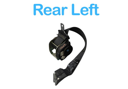 07-15 Jaguar XK XKR X150 Rear Left Driver Side Seat Belt Retractor Black Oem