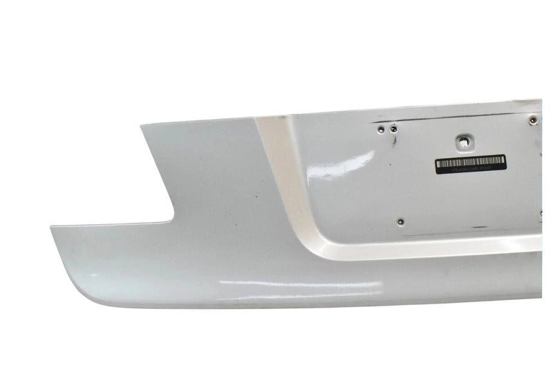 Load image into Gallery viewer, 09-15 BMW F01 740i 750i Rear Trunk Lid License Plate Trim Cover Panel White Oem
