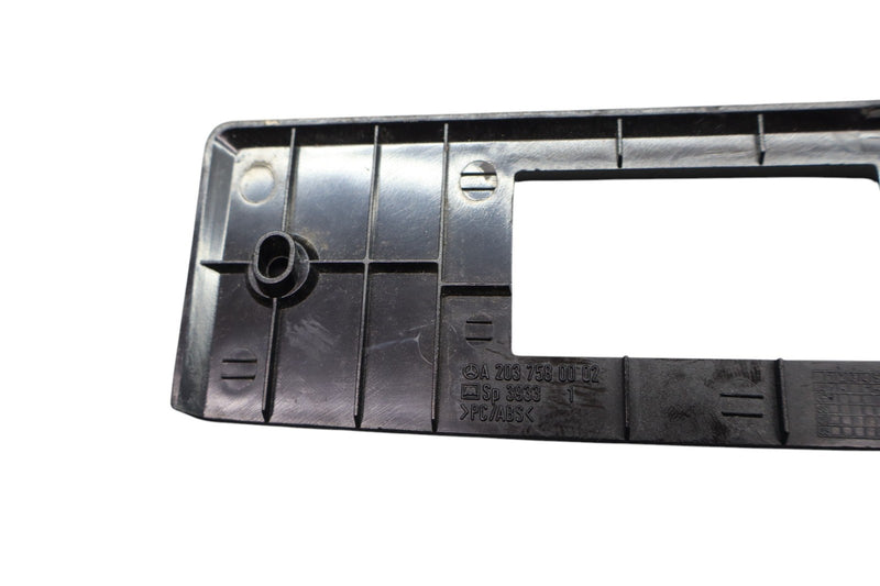 Load image into Gallery viewer, 03-09 Mercedes W209 CLK320 CLK500 Rear Trunk Lid Handle Trim Bezel Molding Oem
