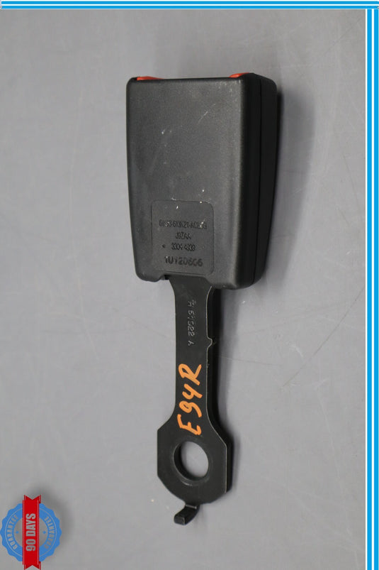 07-09 Jaguar XK XKR Rear Right Passenger Side Seat Belt Buckle Black Oem