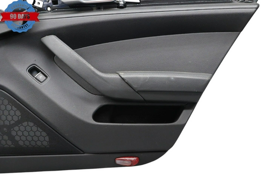 10-16 Porsche Panamera Rear Right Side Interior Door Cover Panel Black Oem