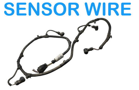 11-14 Volkswagen VW Touareg Rear Bumper Parking Sensor Wire Wiring Harness OEM