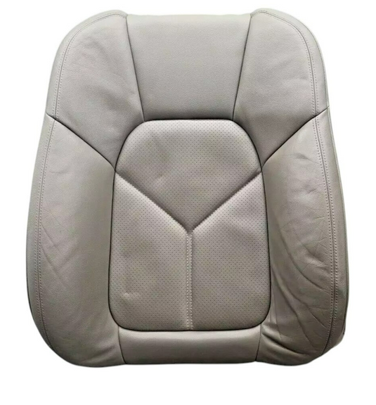 11-18 Porsche Cayenne 958 Front Left Side Seat Upper Cover Cushion Gray Oem