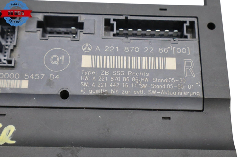 Load image into Gallery viewer, 07-13 Mercedes W221 S550 S400 S350 Front Right Side Under Seat Control Unit Oem
