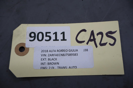 17-22 Alfa Romeo Giulia Rear Right Passenger Side Control Arm 21039373 Oem