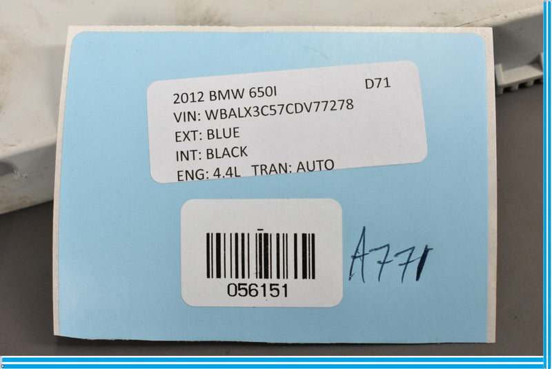 Load image into Gallery viewer, 12-18 BMW 650i 640i F12 Front Left Side Seat Memory Control Module Oem
