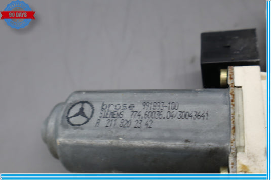 03-09 MERCEDES W211 E320 E350 Rear Left Driver Side Window Regulator Motor Oem