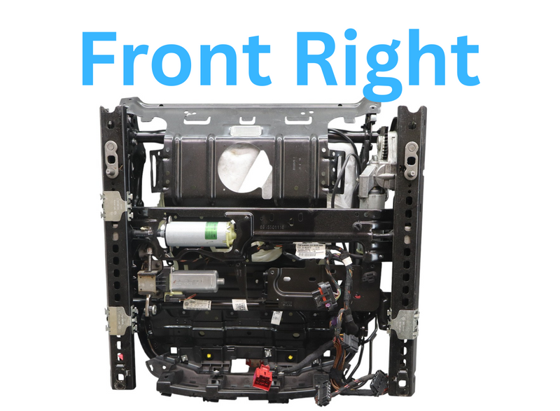 Load image into Gallery viewer, 07-15 Audi Q7 Front Right Passenger Side Lower Seat Rail Frame W/ Motor Oem
