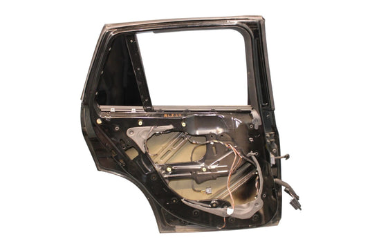 12-15 BMW E84 X1 Rear Left Driver Side Exterior Door Shell Panel Black Oem