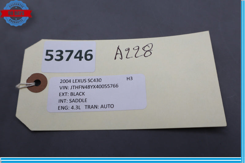 Load image into Gallery viewer, 02-05 Lexus SC430 Z40 Front Left Driver Lower Seat Inner Cover Shield Panel Oem
