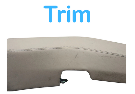 90-02 Mercedes R129 SL320 SL500 Right Passenger Seat Cover Panel Trim Beige OEM
