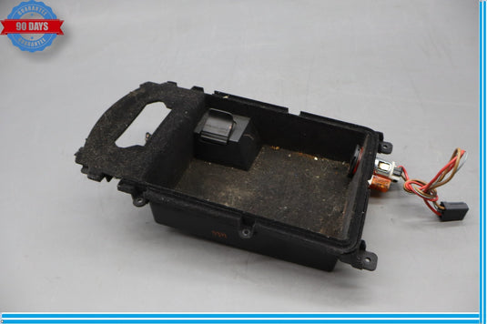 12-15 Audi A6 Quattro Rear Centre Console Storage Box Tray Bin Black Oem