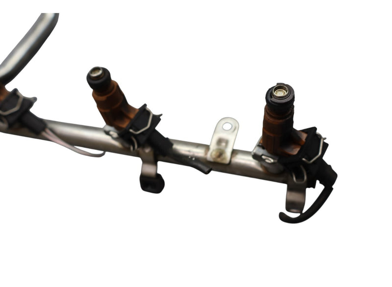 Load image into Gallery viewer, 00-06 Mercedes R230 SL500 CLK430 Fuel Injector Rail W/ Injectors 1130700095 Oem
