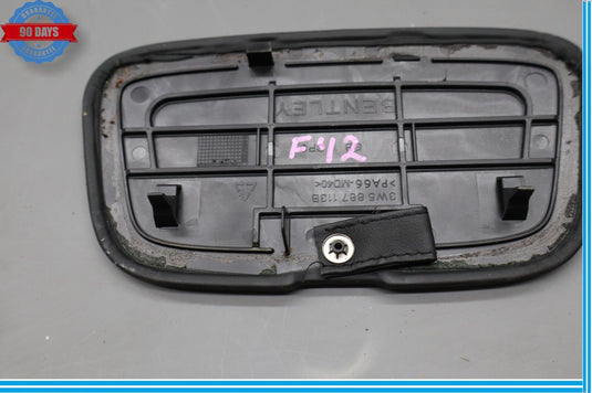 06-12 Bentley Continental Rear Center Top Deck Child Latch Leather Cover Oem